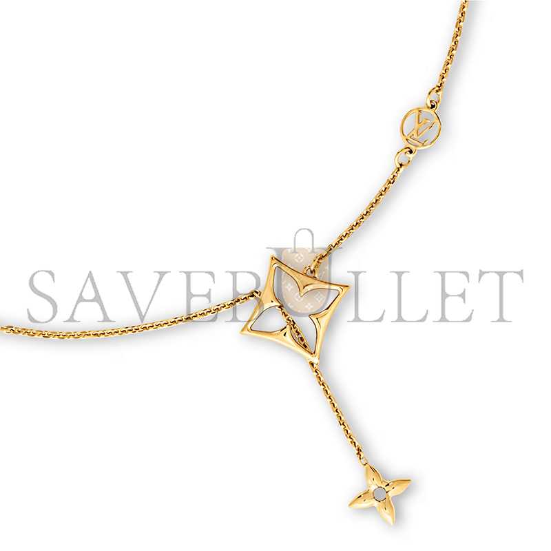 l0*is V*t0n lv flowergram necklace m01234